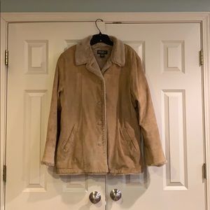 Tan suede coat